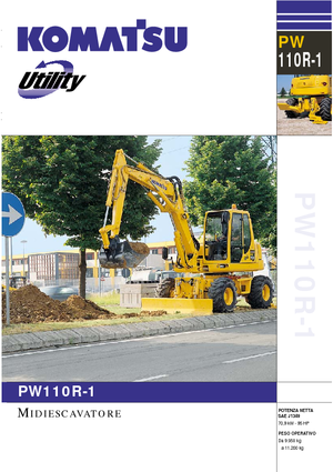 Wheel Excavators Komatsu PW110R-1