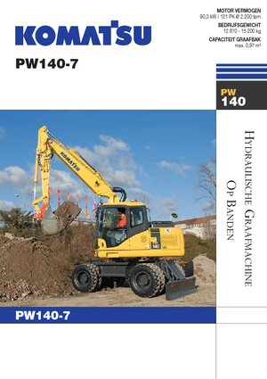 Wheel Excavators Komatsu PW140-7