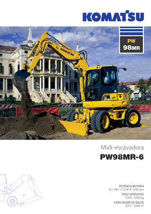 Wheel Excavators Komatsu PW98MR-6