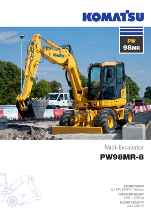 Wheel Excavators Komatsu PW98MR-8