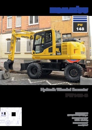 Tekerlekli ekskavatörler Komatsu PW148-8