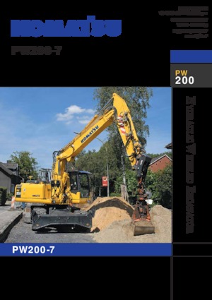 Wheel Excavators Komatsu PW200-7E0