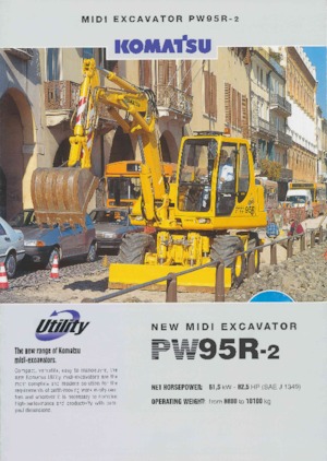 Wheel Excavators Komatsu PW95 R-2