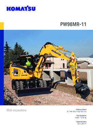 Wheel Excavators Komatsu PW98MR-11E0