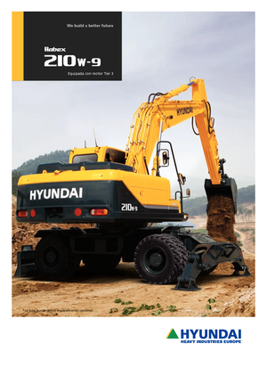 Wheel Excavators Hyundai R 210 W 9