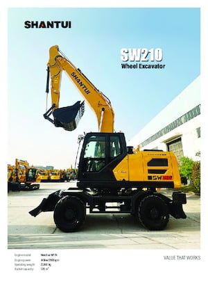 Wheel Excavators Shantui SW210