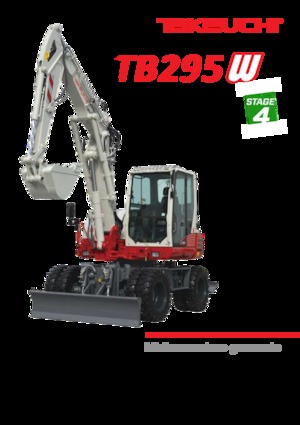 Wheel Excavators Takeuchi TB 295W