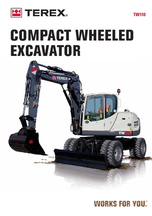 Wheel Excavators Terex TW 110