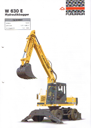 Tekerlekli ekskavatörler Furukawa W 630 E