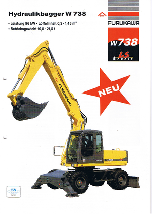 Wheel Excavators Furukawa W 738 LS-tronic