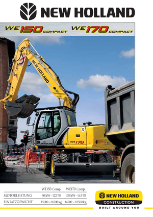 Wheel Excavators New Holland WE 170 Compact