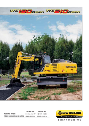 Wheel Excavators New Holland WE190B pro