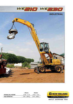 Wheel Excavators New Holland WE210