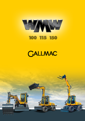 Wheel Excavators Gallmac WMW 150