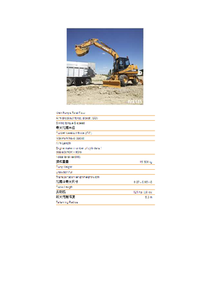 Wheel Excavators Case WX 145