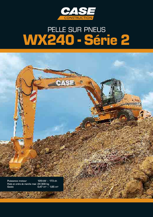 Wheel Excavators Case WX 240 S-3