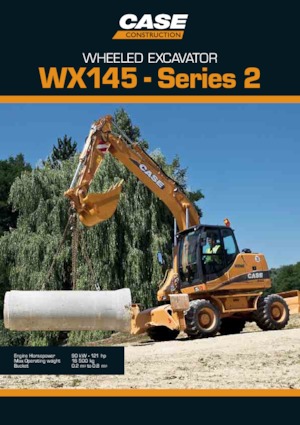Tekerlekli ekskavatörler Case WX145 S-3