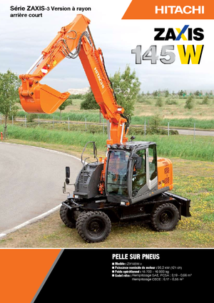 Tekerlekli ekskavatörler Hitachi ZX 145 W 3