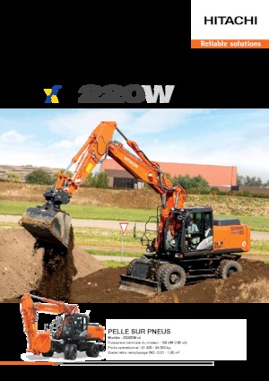 Crawler Excavators Hitachi ZX220W-5B