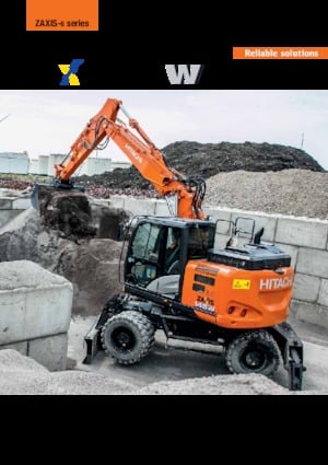 Wheel Excavators Hitachi ZX145W-6