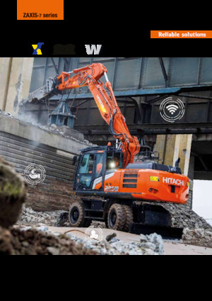 Wheel Excavators Hitachi ZX220W-7