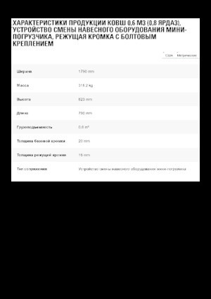 Tekerlekli Yükleyici Kovaları Caterpillar 0.6 m3