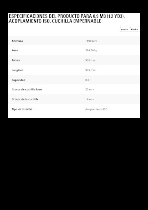 Wheel loader buckets Caterpillar 0,9 m3