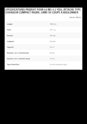 Wheel loader buckets Caterpillar 0,9 m3