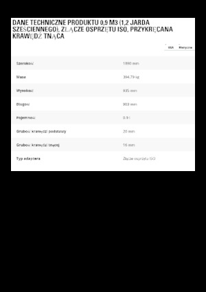 Wheel loader buckets Caterpillar 0,9 m3