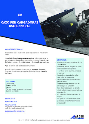 Wheel loader buckets Arden L30GP