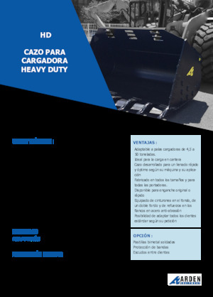 Wheel loader buckets Arden L71HD