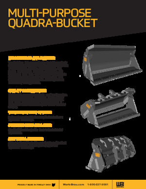 Tekerlekli Yükleyici Kovaları Werk-Brau QB821L