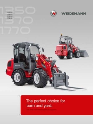 Yard loader Weidemann 1350 CX