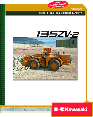 Tekerlekli yükleyiciler Kawasaki 135Z V-2