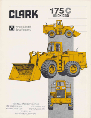 Tekerlekli yükleyiciler Clark Michigan 175C