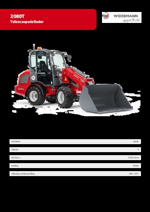 Wheel Loaders Weidemann 2080 T