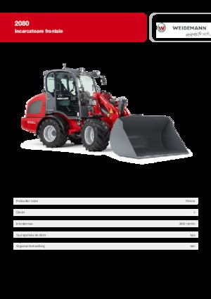Wheel Loaders Weidemann 2080