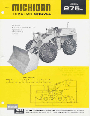 Wheel Loaders Clark Michigan 275