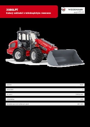 Wheel Loaders Weidemann 3080 LP T 