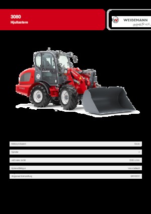 Wheel Loaders Weidemann 3080