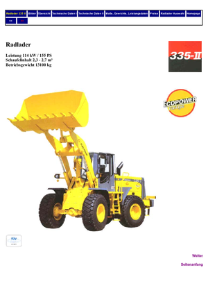 Wheel Loaders Furukawa 335 II