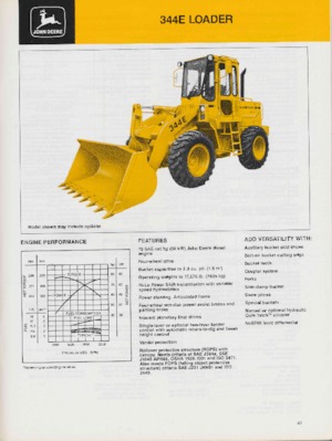 Wheel Loaders John Deere Construction 344 E