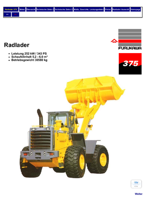 Wheel Loaders Furukawa 375