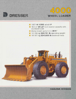 Wheel Loaders Dresser 4000