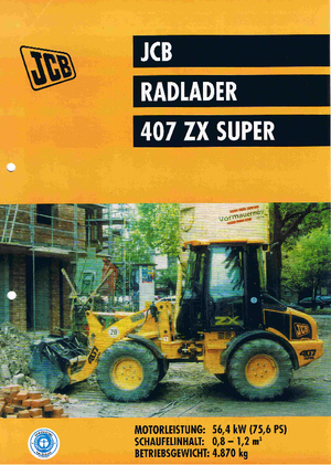 Tekerlekli yükleyiciler JCB 407 ZX Super