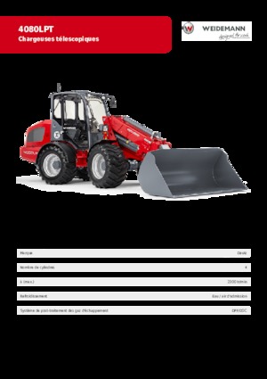 Wheel Loaders Weidemann 4080 LP T 