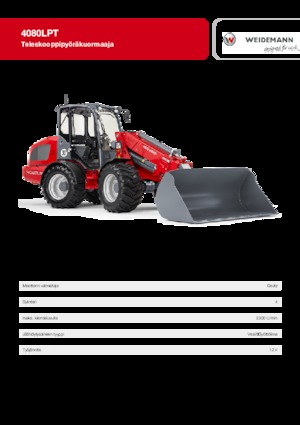 Wheel Loaders Weidemann 4080 LP T 
