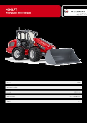 Wheel Loaders Weidemann 4080 LP T 
