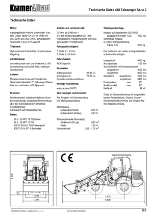 Tekerlekli yükleyiciler Kramer 418 Telescopic Serie 2