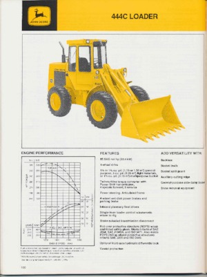 Wheel Loaders John Deere Construction 444 C